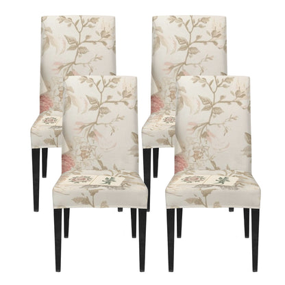Mahjong Room Chair Covers, Watercolor Asian Design - Splash of Color Co.