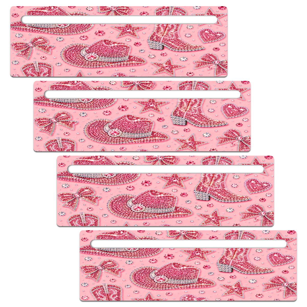 Rhinestone Cowboy Mahjong Line Reader 4 Pack