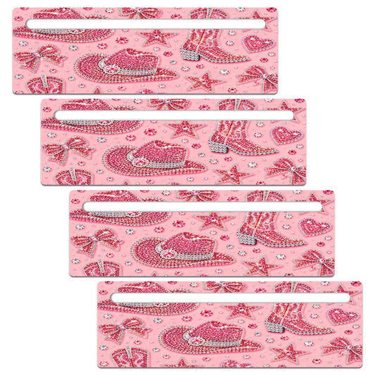 Rhinestone Cowboy Mahjong Line Reader 4 Pack - Splash Of Mahj And Color Co.