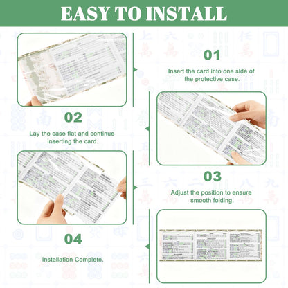 Laugh Until the Cows Come Home 4 Mahjong Card Holder with Line Finder - Splash of Color Co.