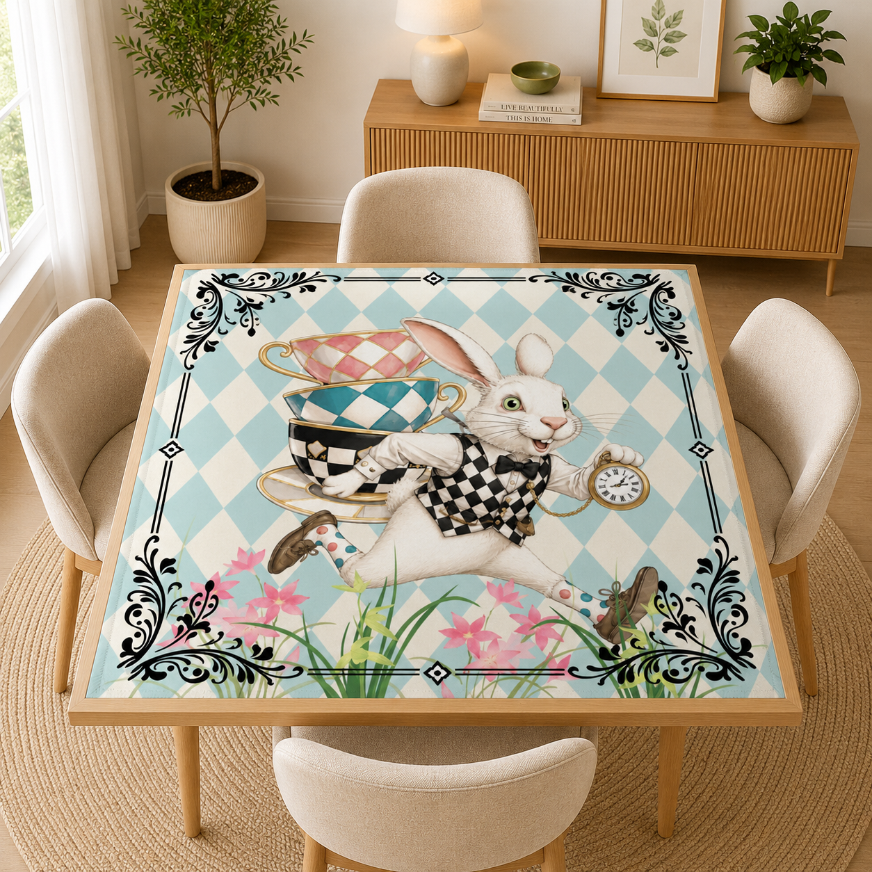 Go Ask Alice, Harlequin Romance Mahjong Mat