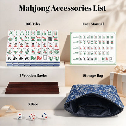Teal Blue 3Layer Mini American Mahjong Set