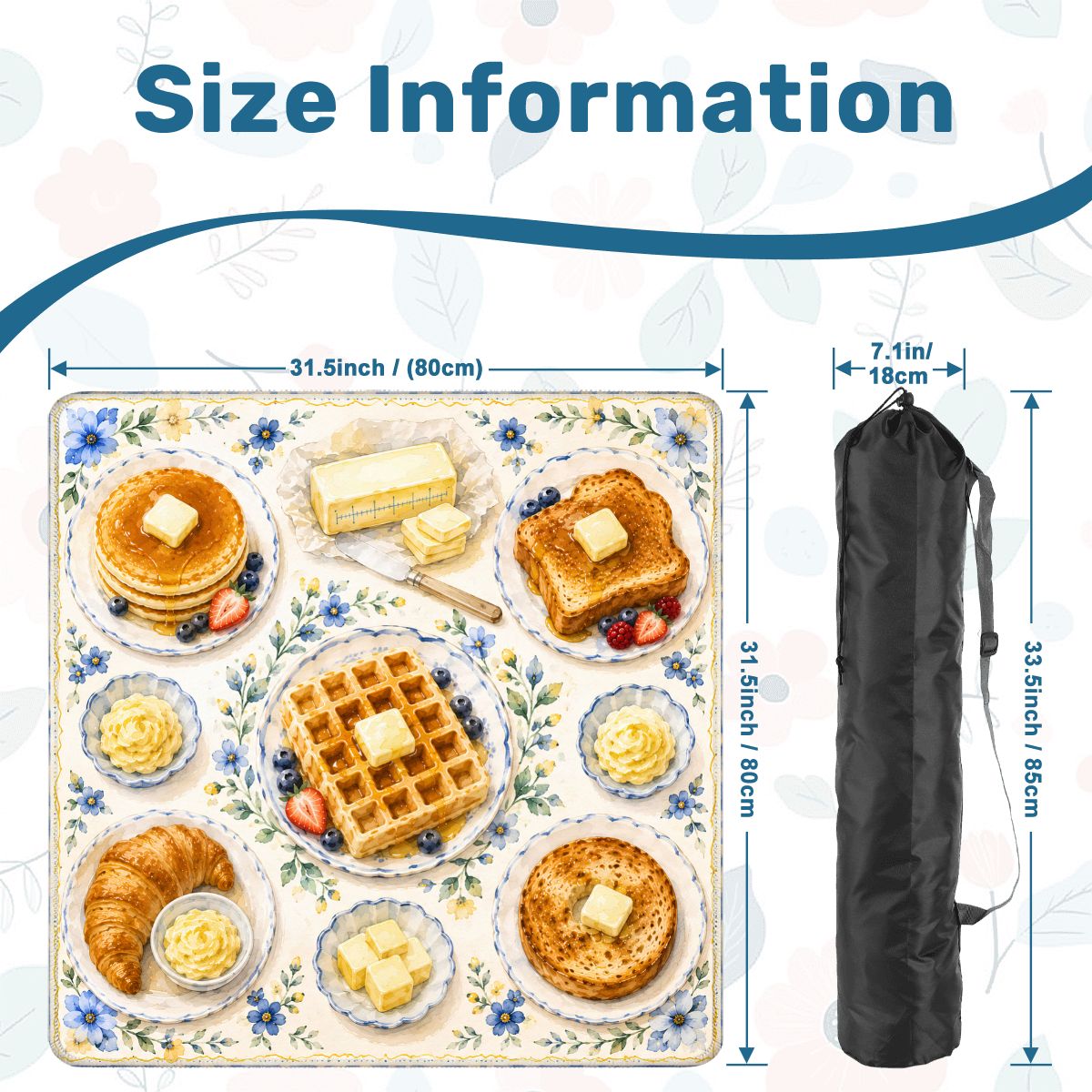 Everything's Better With Butter Mahjong Brunch Mat