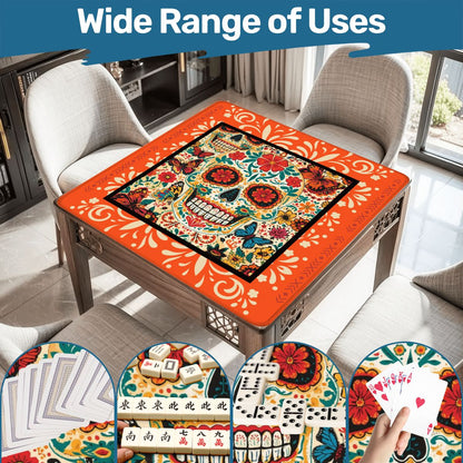 Day Of The Dead Mahjong Mat - Splash of Color Co.