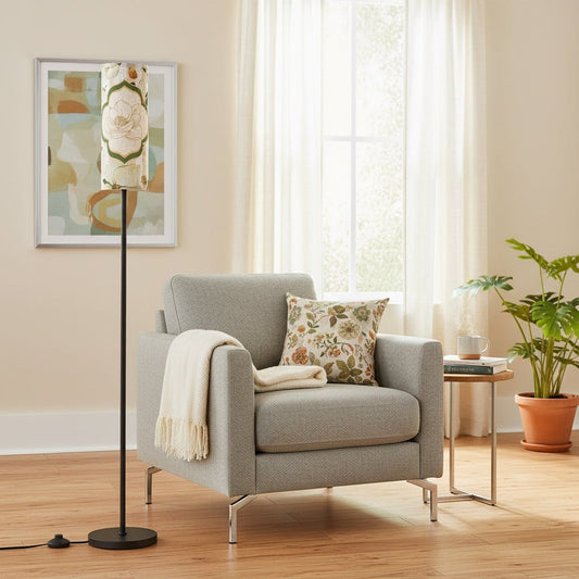 Southern Magnolias And Sweet Tea Book Nook Modern Floor Lamp - Splash of Color Co.