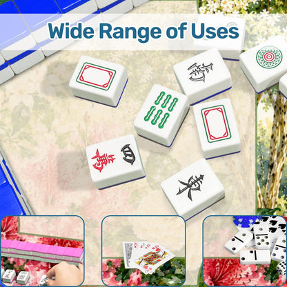 Southern Garden Mahj Mahjong Mat, Cameillias, Azaleas, Jasmine, Crepe Myrtle
