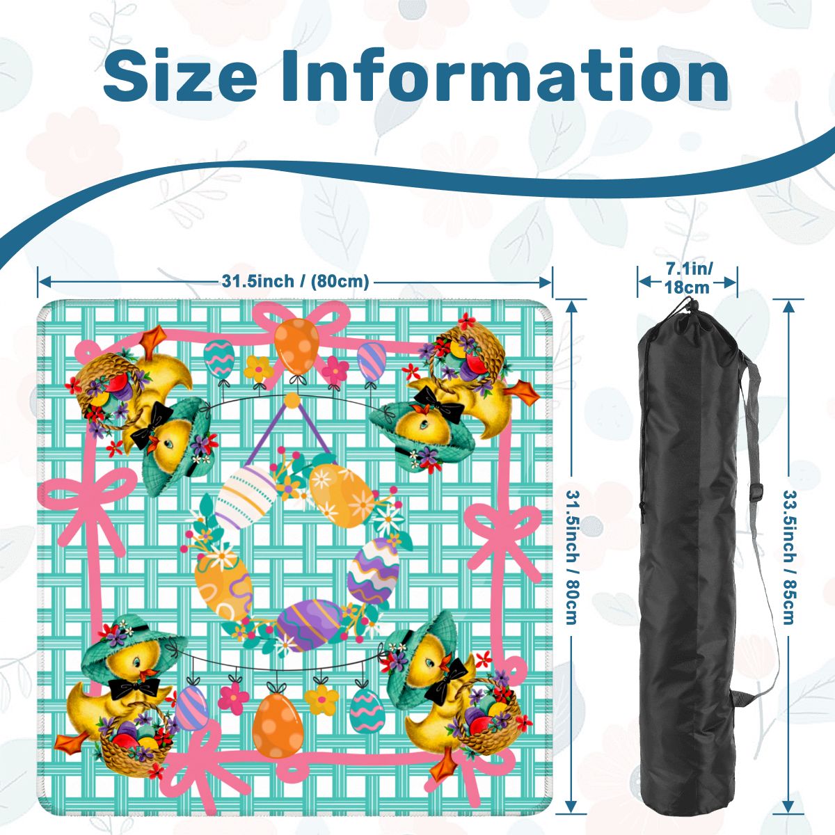 Chuckling Chics Springtime Mahjong Mat - Splash of Color Co.
