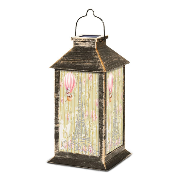 The French Connection Indoor Outdoor Garden Solar Lantern - Splash of Color Co.