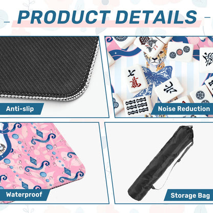 The Charleston Cheetah Mahjong Mat - Splash of Color Co.