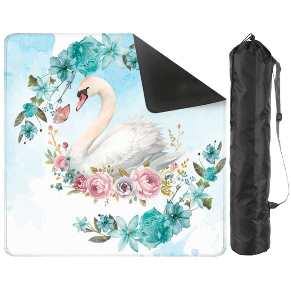 Sally Swan At Bay Mahjong Mat - Splash of Color Co.