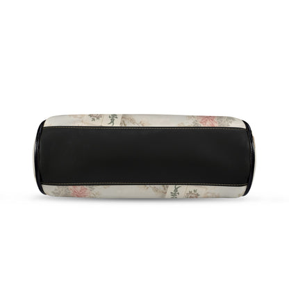 Vintage Floral Mahjong Lover Preppy Kisslock Crossbody Shoulder Bag - Splash of Color Co.