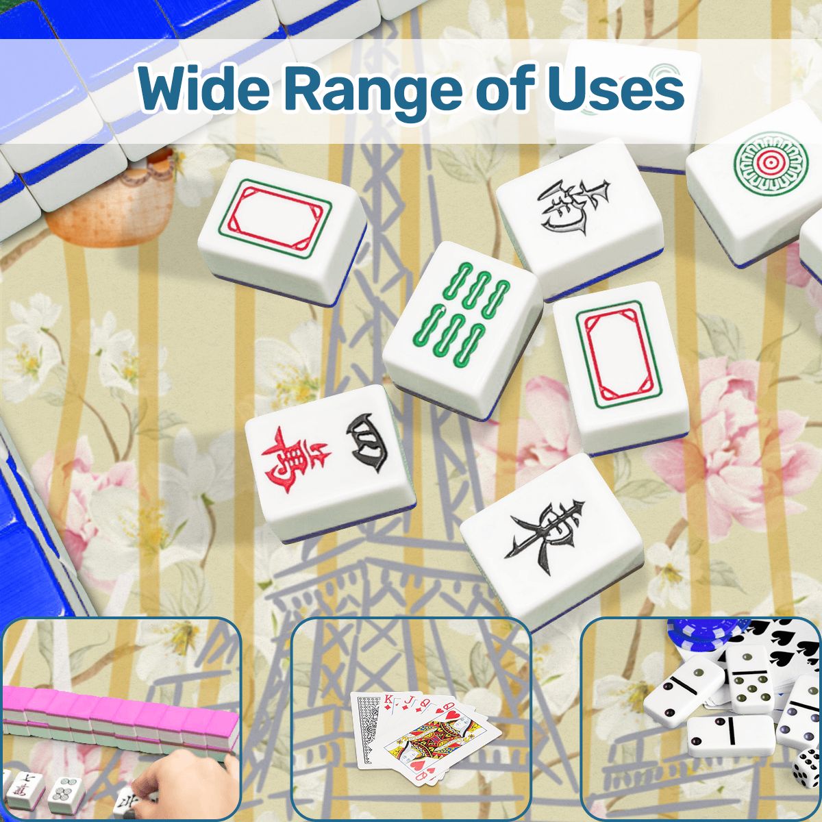 The French Connection Mahjong Mat - Splash of Color Co.