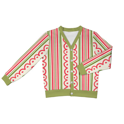 Merry Mahj Women's Mahjong Christmas Cardigan - Splash Of Mahj And Color Co.