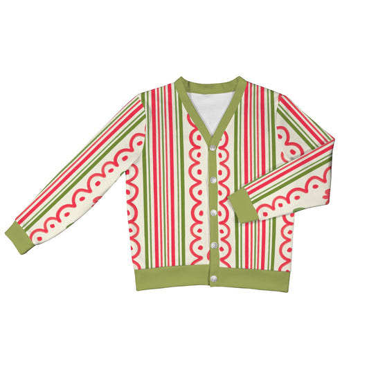 Merry Mahj Women's Mahjong Christmas Cardigan - Splash Of Mahj And Color Co.