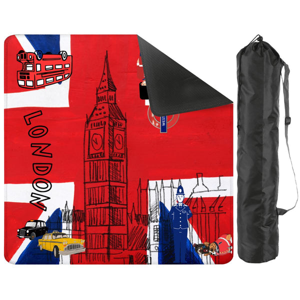 Station To Station London British Mahjong Mat - Splash of Color Co.