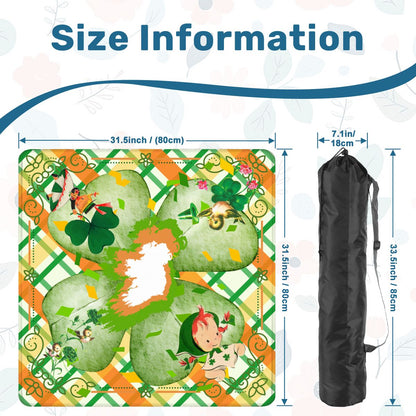 Luck Of The Irish, Vintage Nostalgia Charming Mahjong Mat - Splash of Color Co.