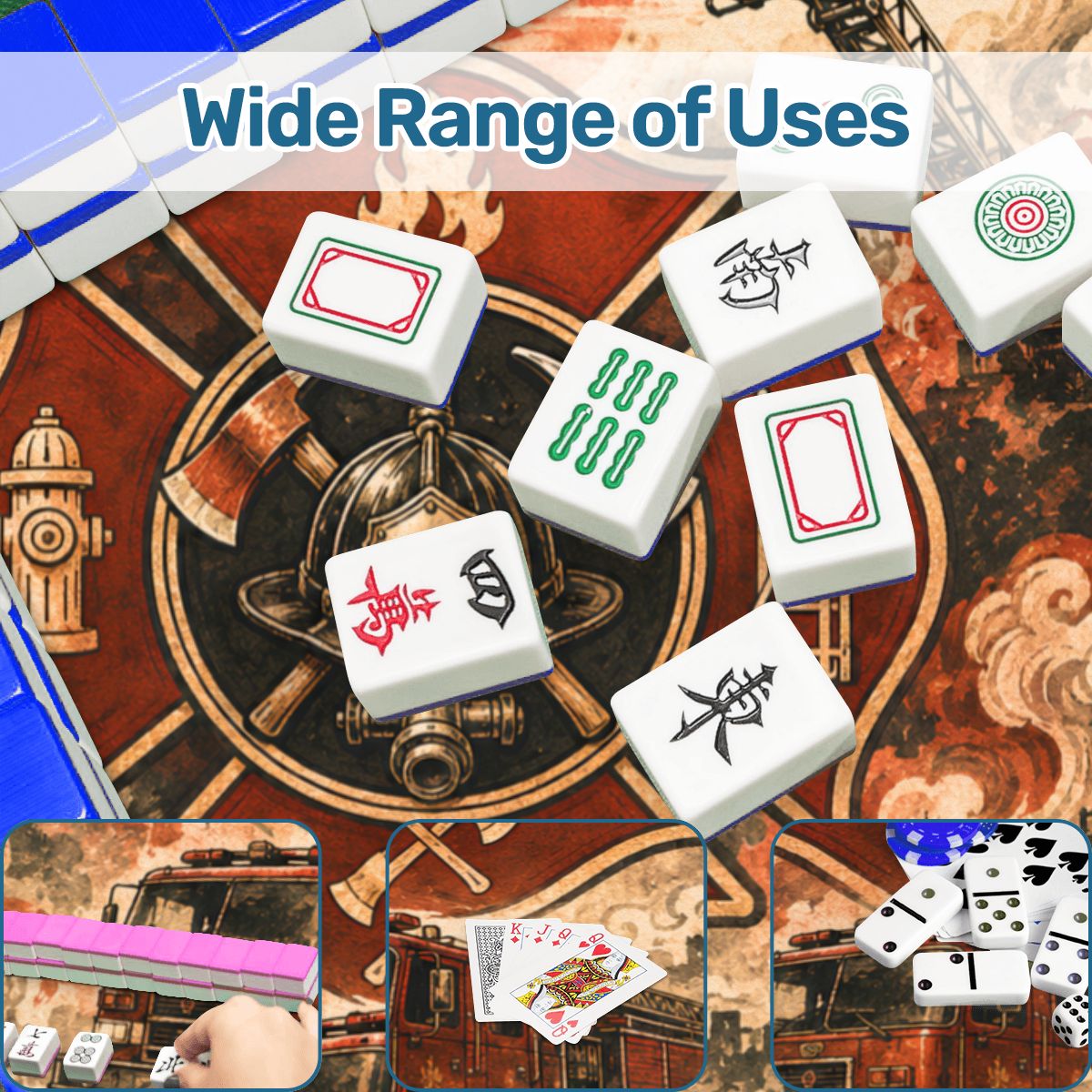 Firefighters Mahjong Mat