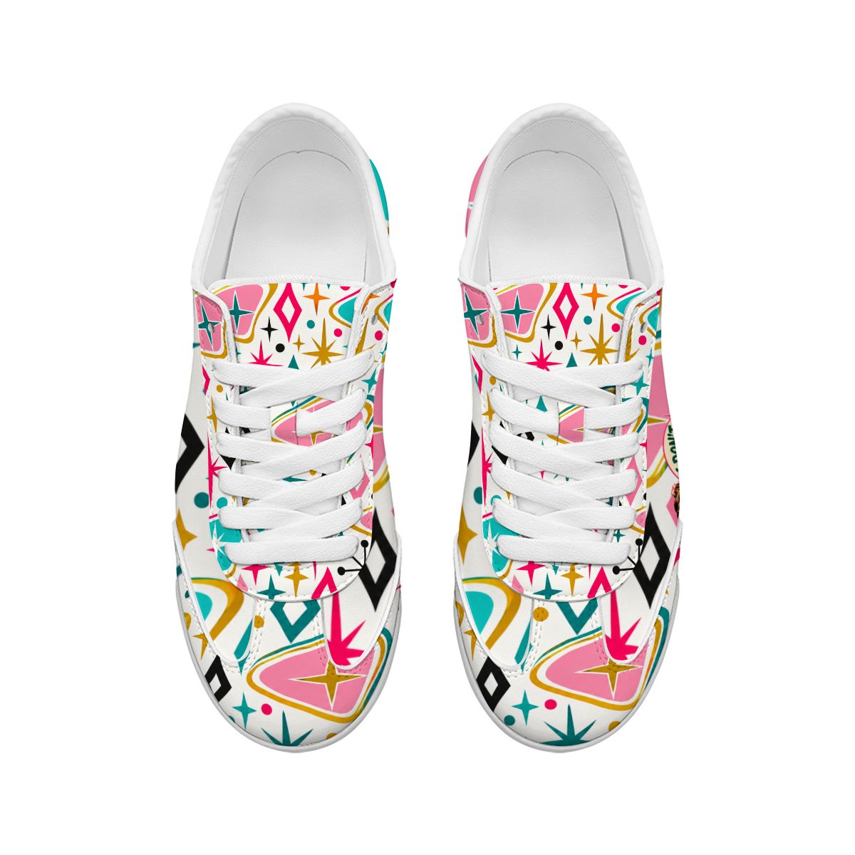 Funny Mahjong Lover I Don't Give A Bam Retro Casual Sneakers