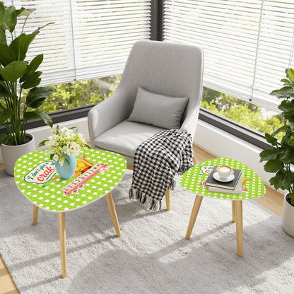 Funny Mahjong Nesting Tables, I Don't Give A Crak - Splash Of Mahj And Color Co.