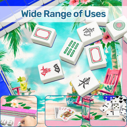 Southern Charm Beach House Mahjong Mat - Splash of Color Co.
