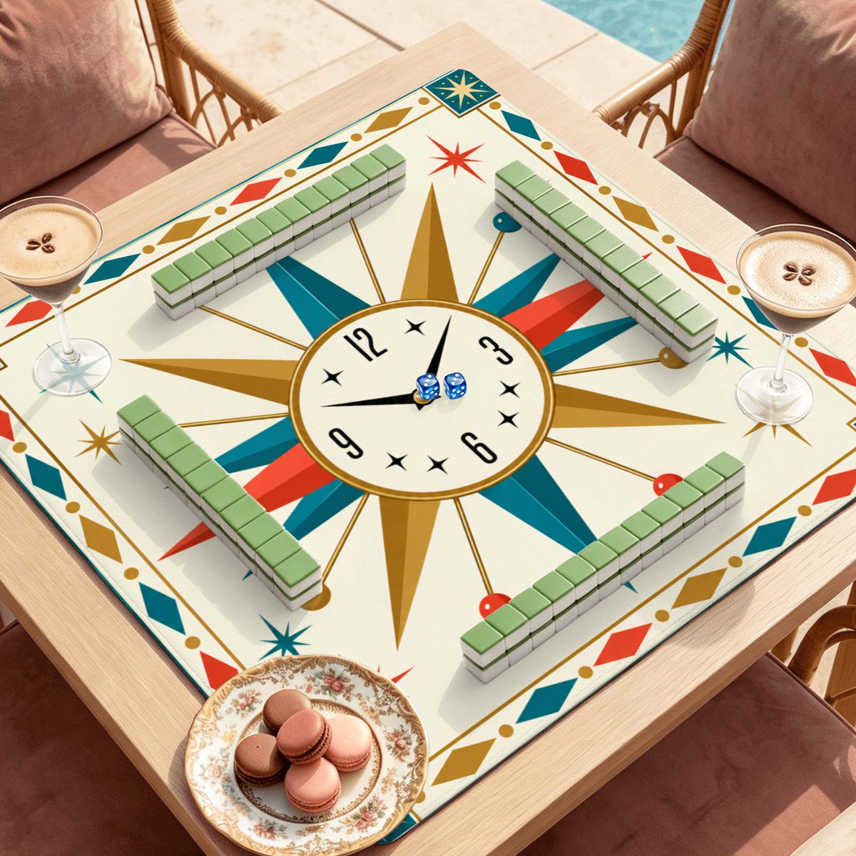 Mahj Past Midnight Modtastic Mahjong Mat Sleek Surface