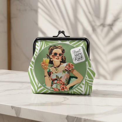 Funny Mahjong Coin Purse, Don't Stare At My Rack Kiss Lock