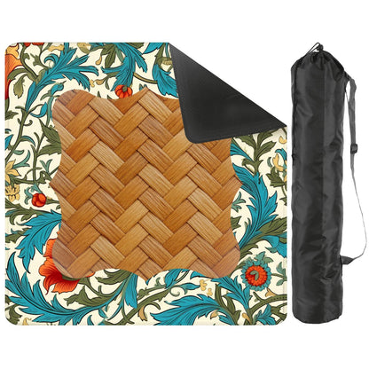 William Morris Floral And Woven Basket Mahjong Mat