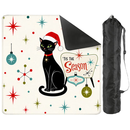 Tis The Season Grumpy Cat Christmas Mahjong Mat - Splash Of Mahj And Color Co.
