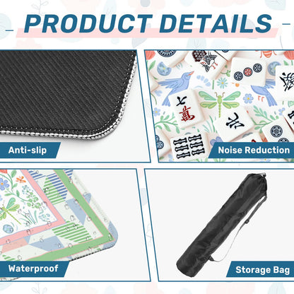 Secret Garden Of Eden Mahjong Mat - Splash of Color Co.