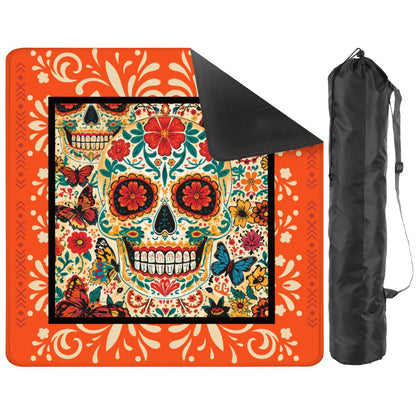 Day Of The Dead Mahjong Mat - Splash of Color Co.