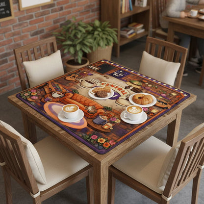 Mahj at the Perk Mahjong Mat - Splash of Color Co.