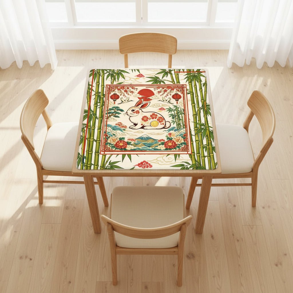 Year Of The Rabbit Mahjong Mat - Splash of Color Co.
