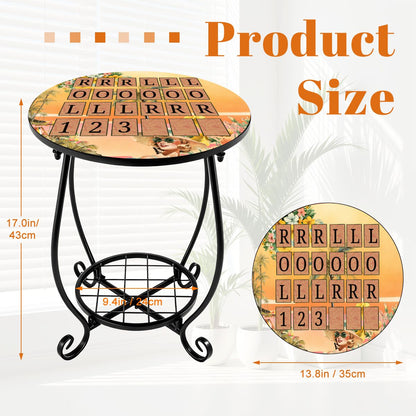 Mahjong Outdoor Solo Play Side Table - Splash of Color Co.