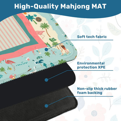 State Of Florida Whimsical Mini Mahjong Mat (Ship Rolled up) - Splash of Color Co.
