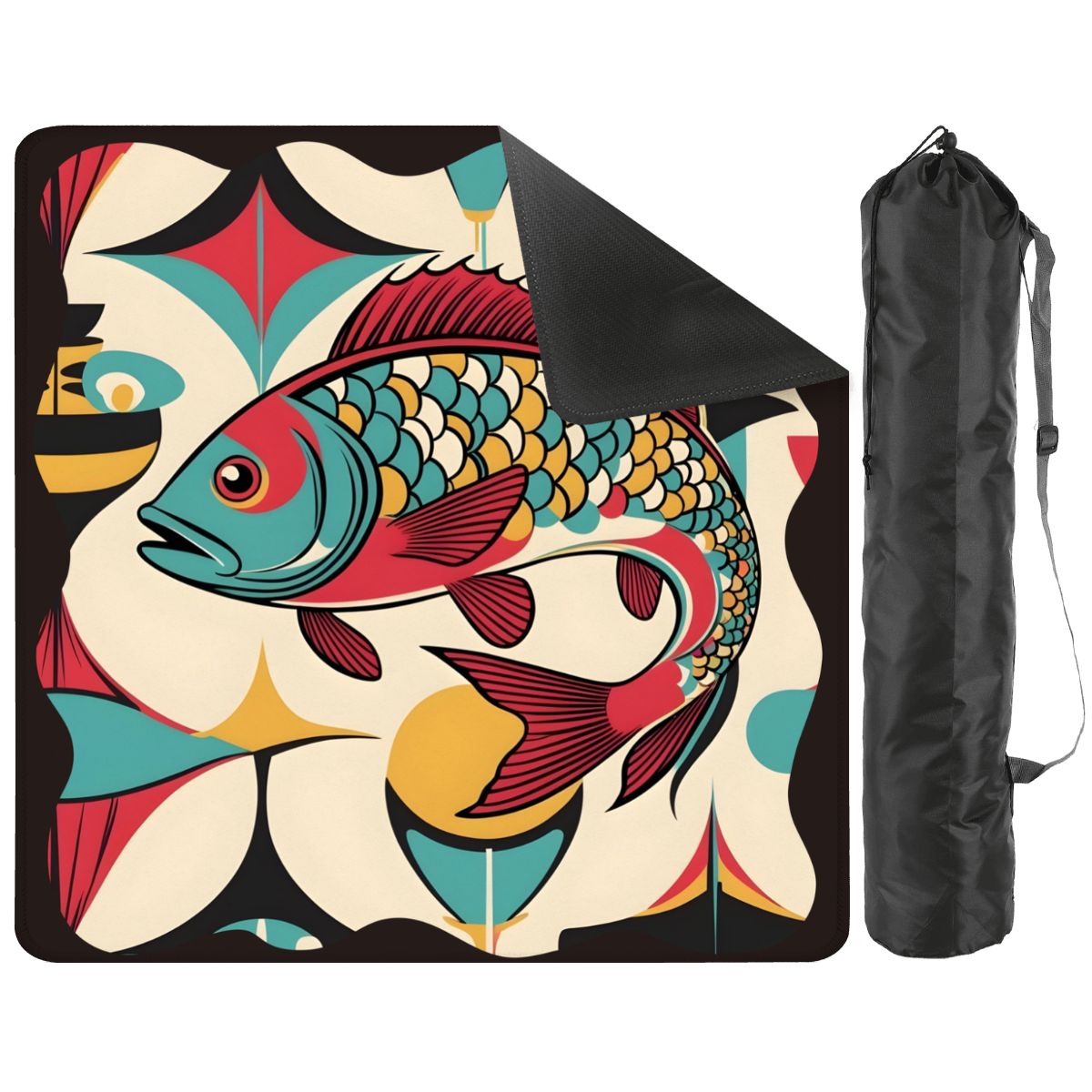 Lucky Fin Modern Mahjong Mat - Splash of Color Co.