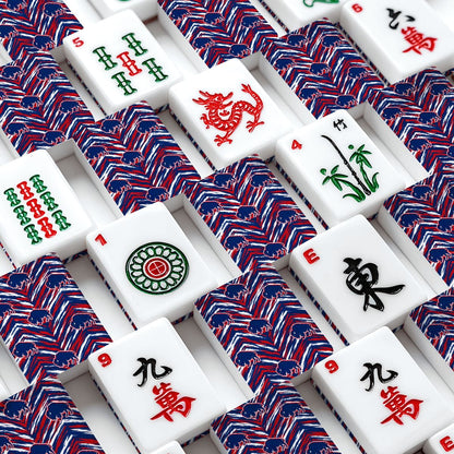 Buffalo Football Fans American Mahjong Tiles And Carry Case