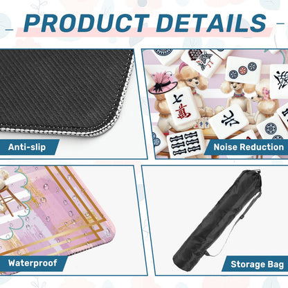 Poodle Play Parlor Mahjong Mat - Splash of Color Co.