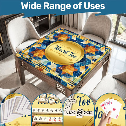 So Much Mazal Tov Mahjong Mat - Splash of Color Co.