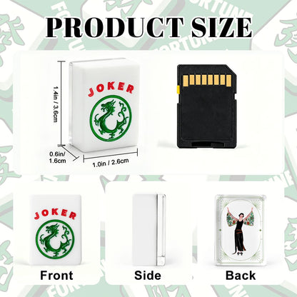 Art Deco American Mahjong Tiles And Carry Bag Case