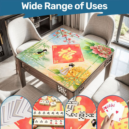 FOUR SEASONS OF FORTUNE Mahjong Mat - Splash of Color Co.