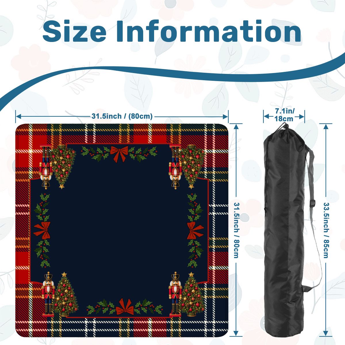 Ralph's Christmas Story Tartan Plaid Mahjong Mat - Splash Of Mahj And Color Co.