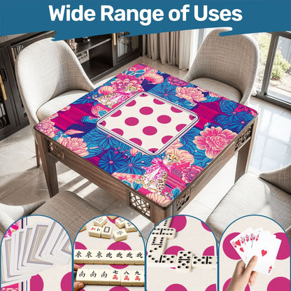 Cheetah Dynasty Pink Pagoda Mahjong Mat - Splash of Color Co.