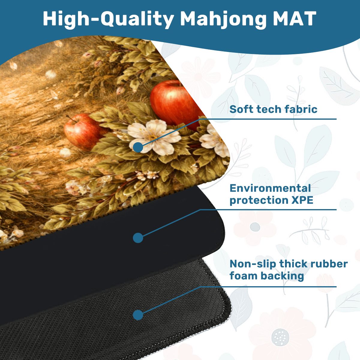 Hamlet's Garden Mahjong Mat - Splash of Color Co.