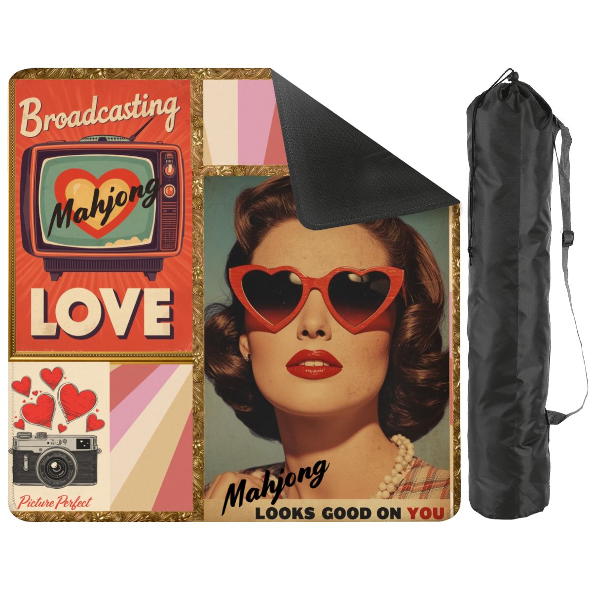 The Era Of Mahjong Looks Good On You Mahjong Mat - Splash of Color Co.