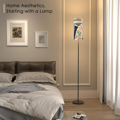 Floral Pastel Book Lover Book Nook Modern Floor Lamp Modern Standing Lamp