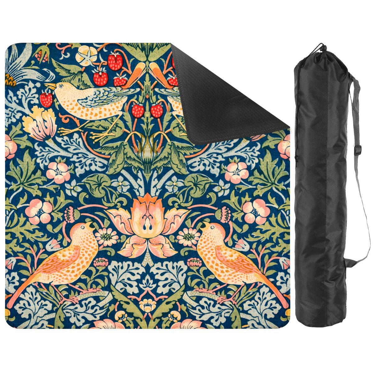 William Morris Inspired Vintage Blue Strawberry Thief