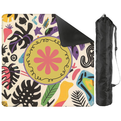 Mahjong Mat Boho Doodle And Dads Tropical Play - Splash of Color Co.