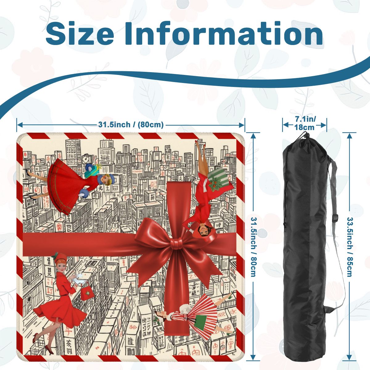 We Built This City Of Mahjong Walls Festive Christmas Nostalgic Mahjong - Splash of Color Co.