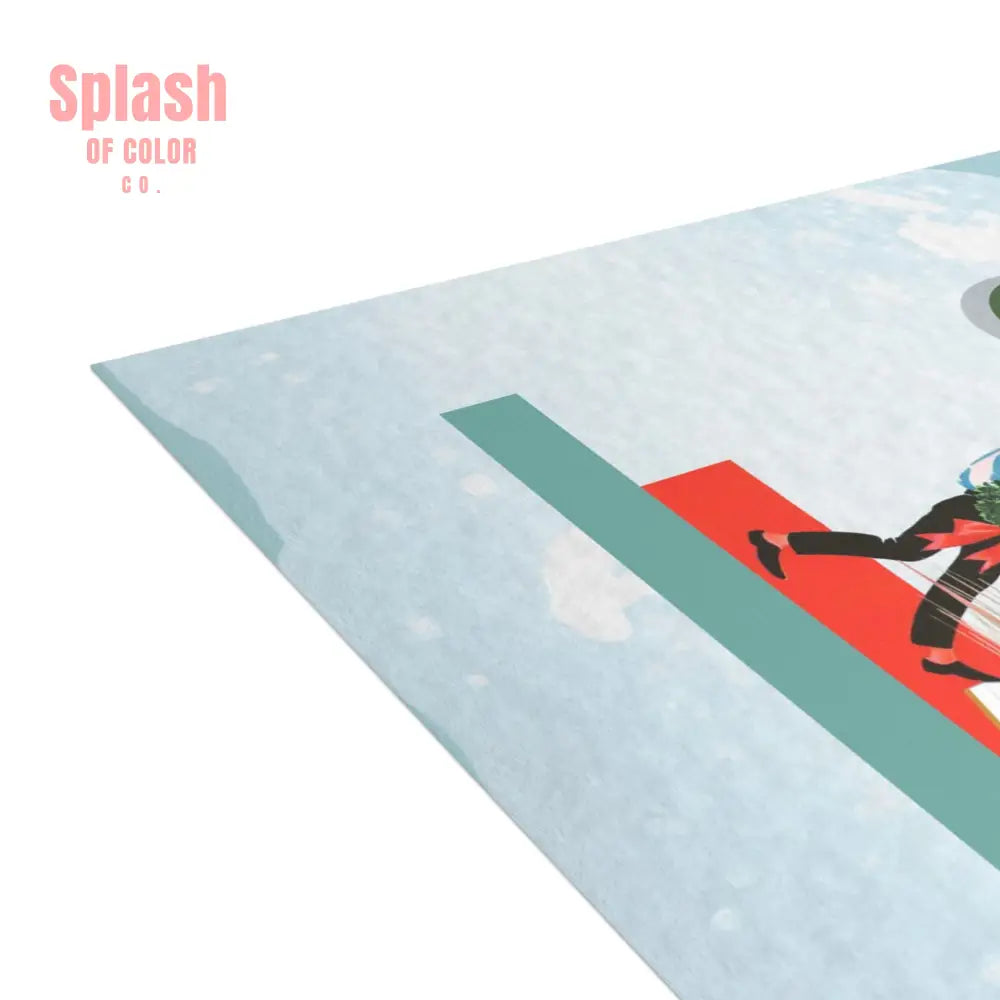 Festive Merry Mahjong Postcard Christmas Card Bundle | Holiday Greetings for Players | Fun Gift for Friends & Family