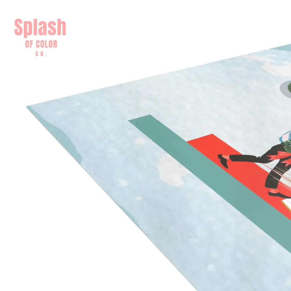 Festive Merry Mahjong Postcard Christmas Card Bundle | Holiday Greetings for Players | Fun Gift for Friends & Family